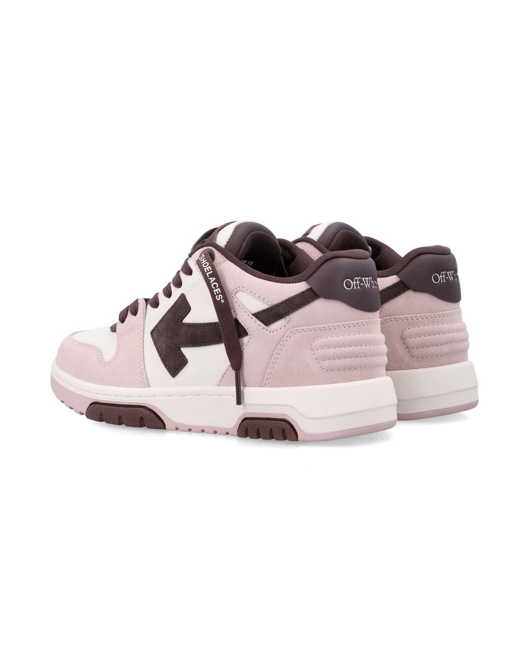 Off-White c/o Virgil Abloh Pink Low Top Lace-Up Sneaker