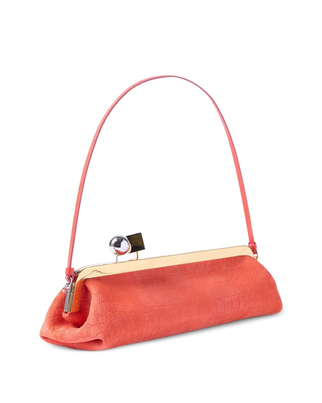 Jacquemus Red Mini Salon Clutch Handbag
