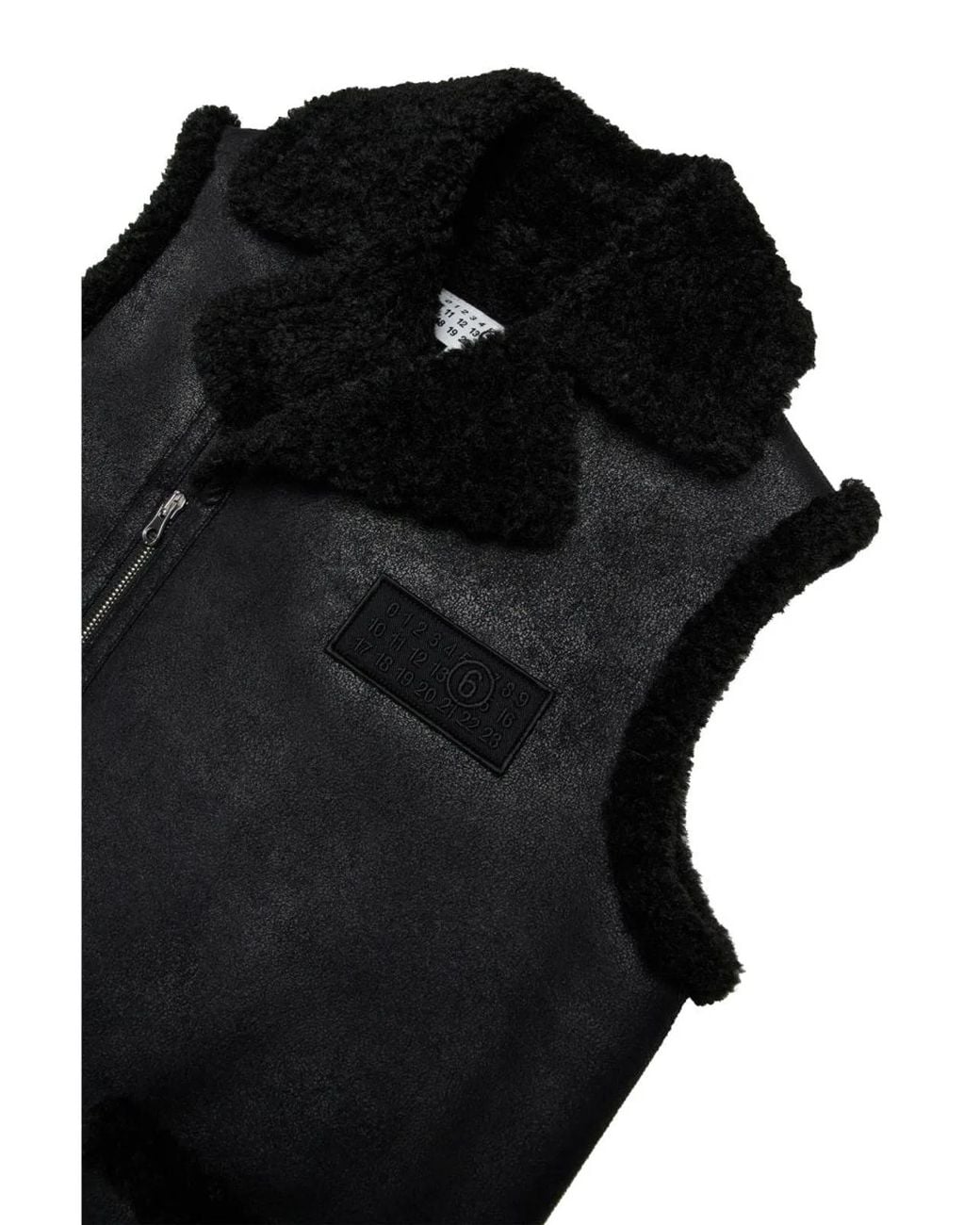 MM6 by Maison Margiela Black Jacket With Logo