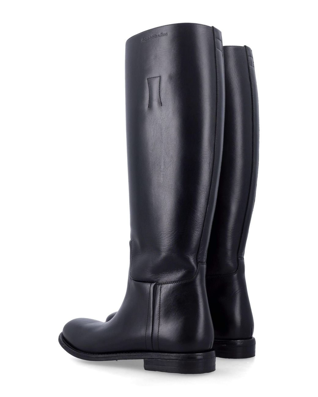 Acne Blue Equestrian Boot