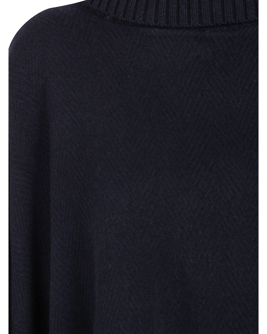 Ralph Lauren Blue "Ruana" Poncho