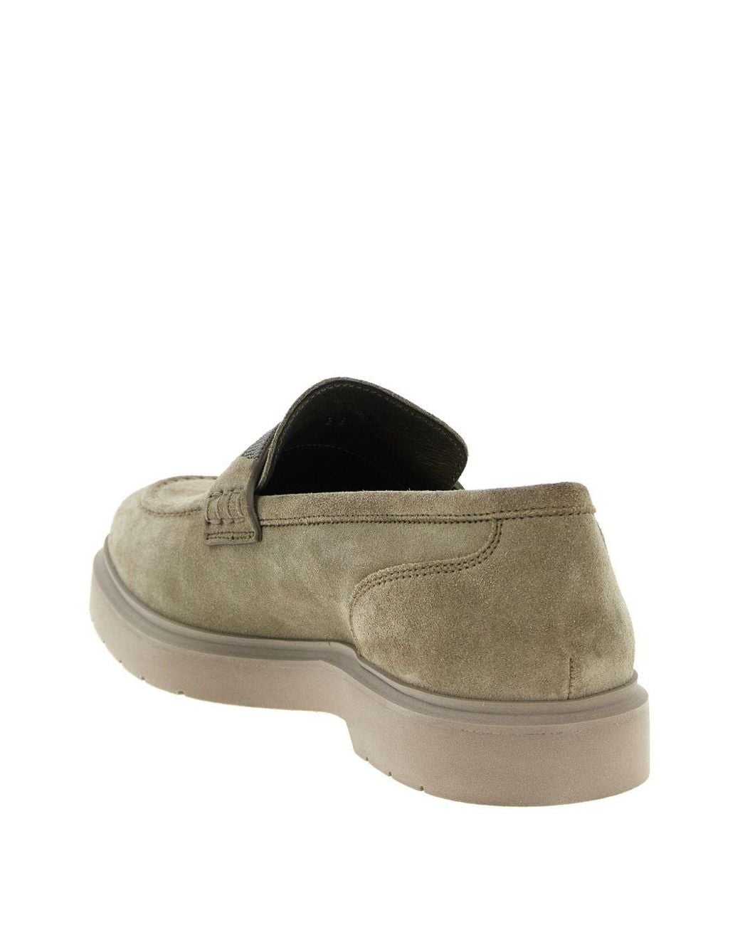 Brunello Cucinelli Brown Leather Loafer