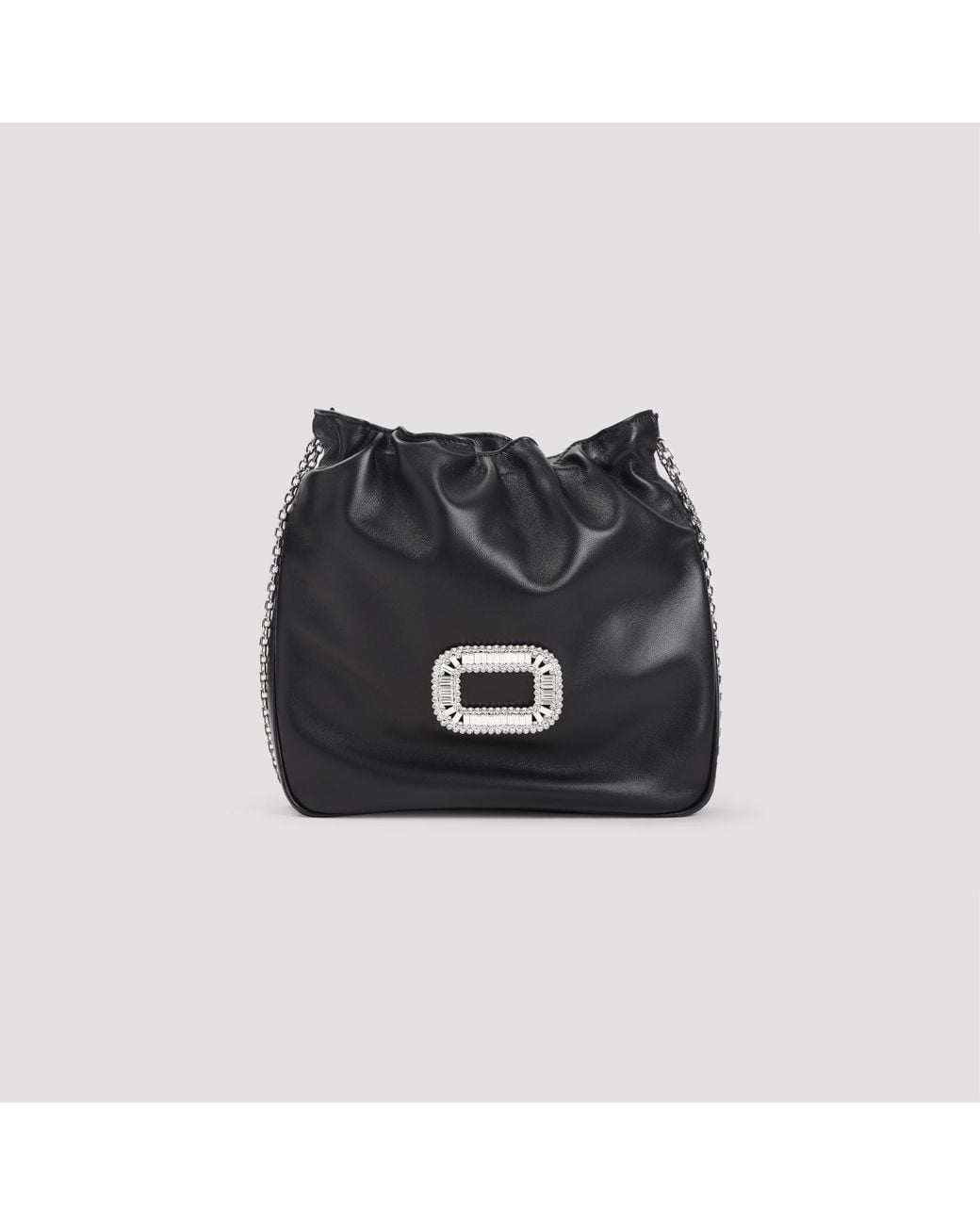 Roger Vivier Black Pilgrim Mini Handbag