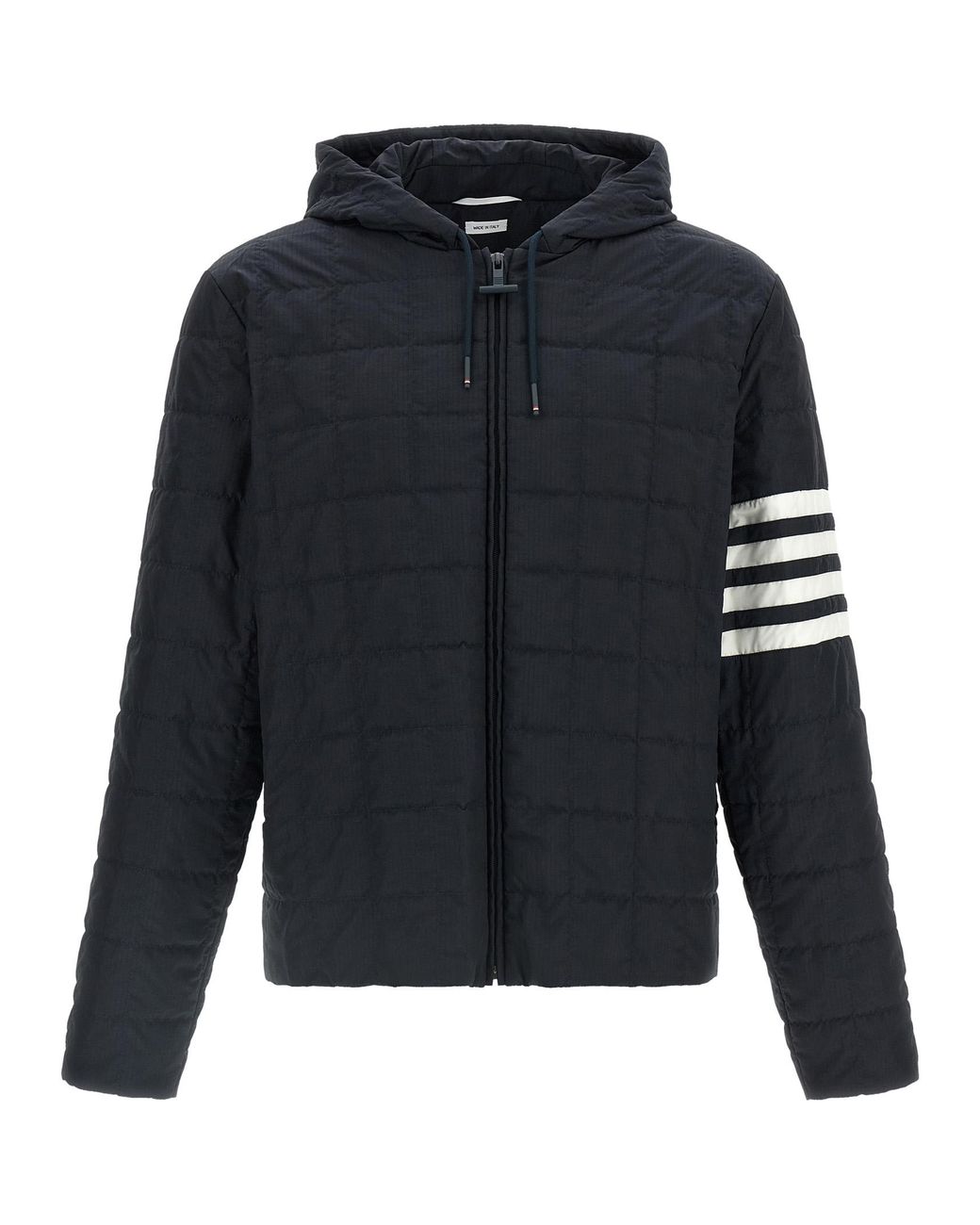 Thom Browne Blue '4Bar' Ripstop Shiny Jacket for men