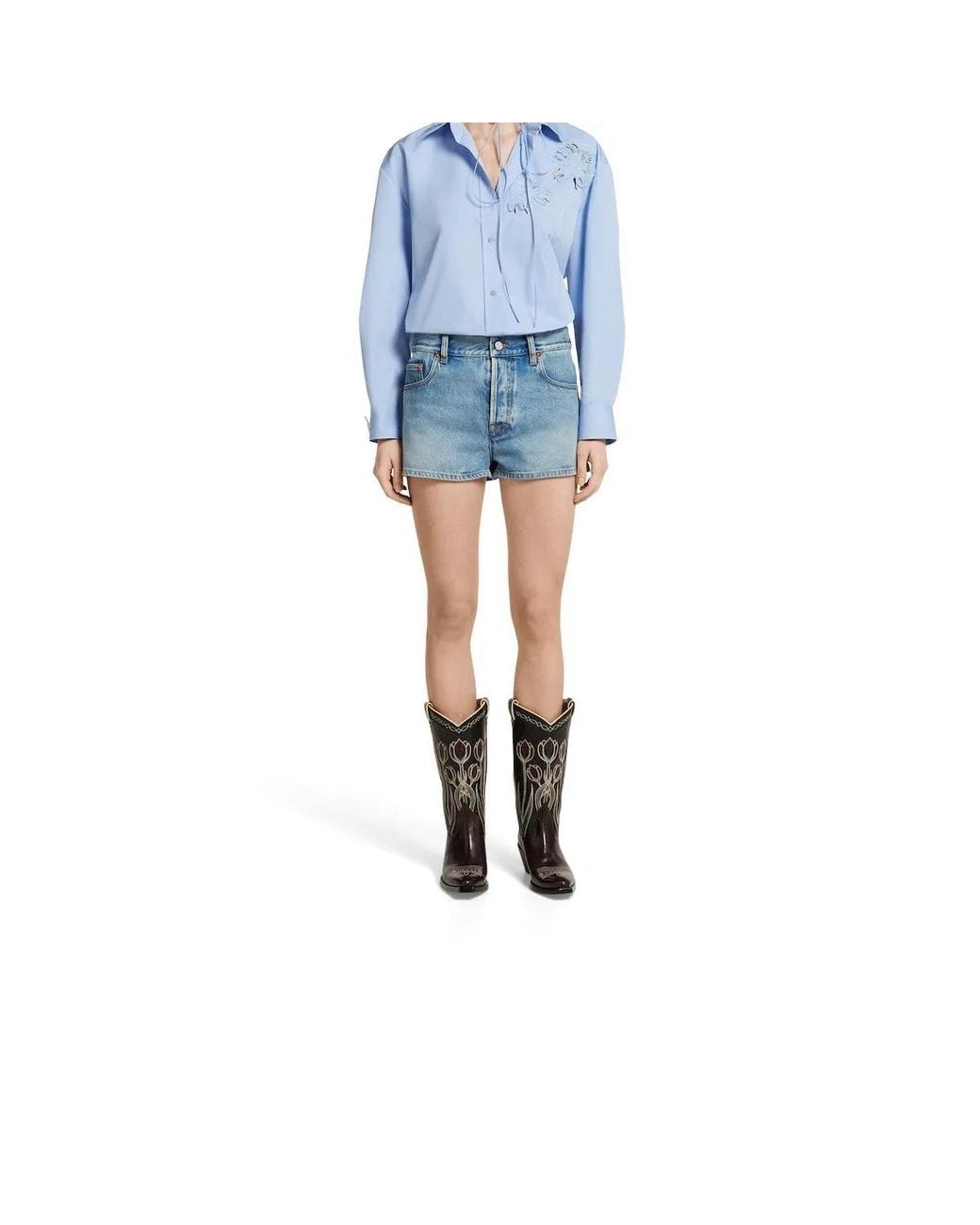 Gucci Blue Pf12 Stone Washed Denim