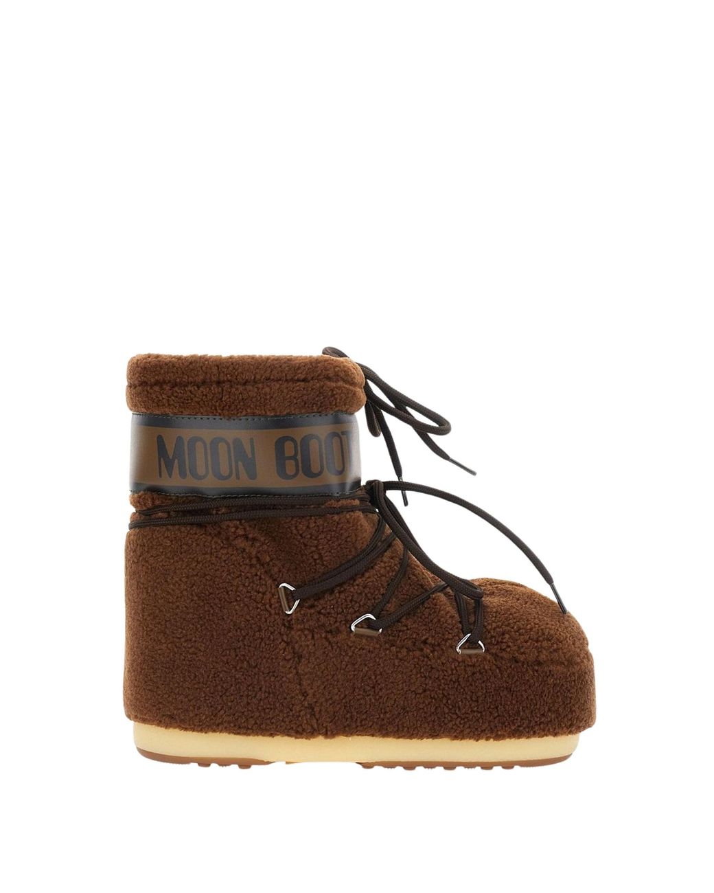 Moon Boot Brown Drawstring Low Boots