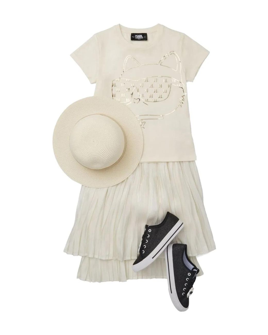 Karl Lagerfeld White Skirt
