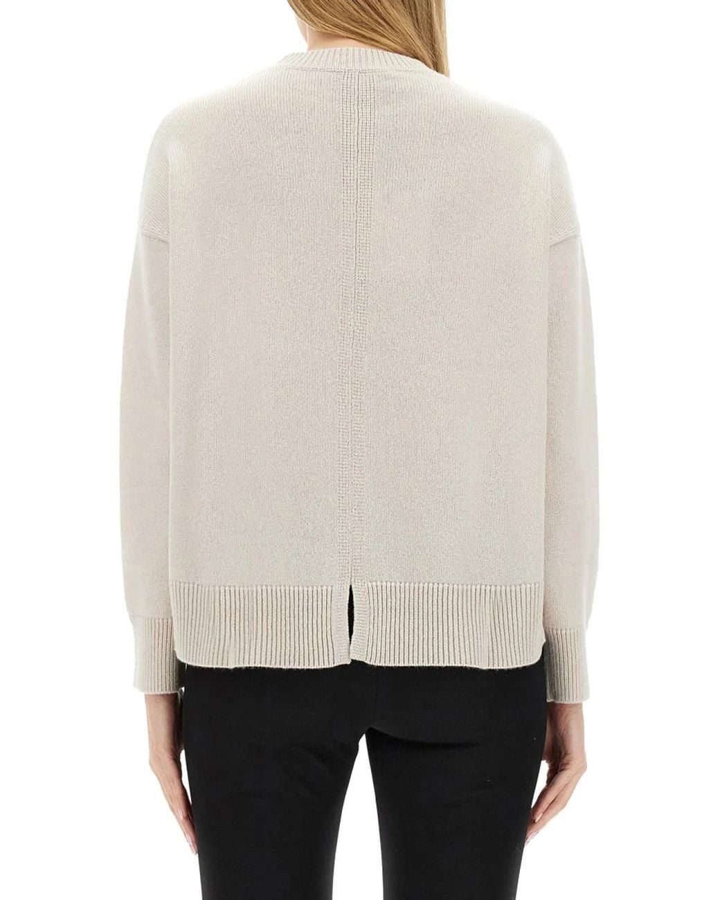 Max Mara White Knit Jumper Venice Wool Jumpers