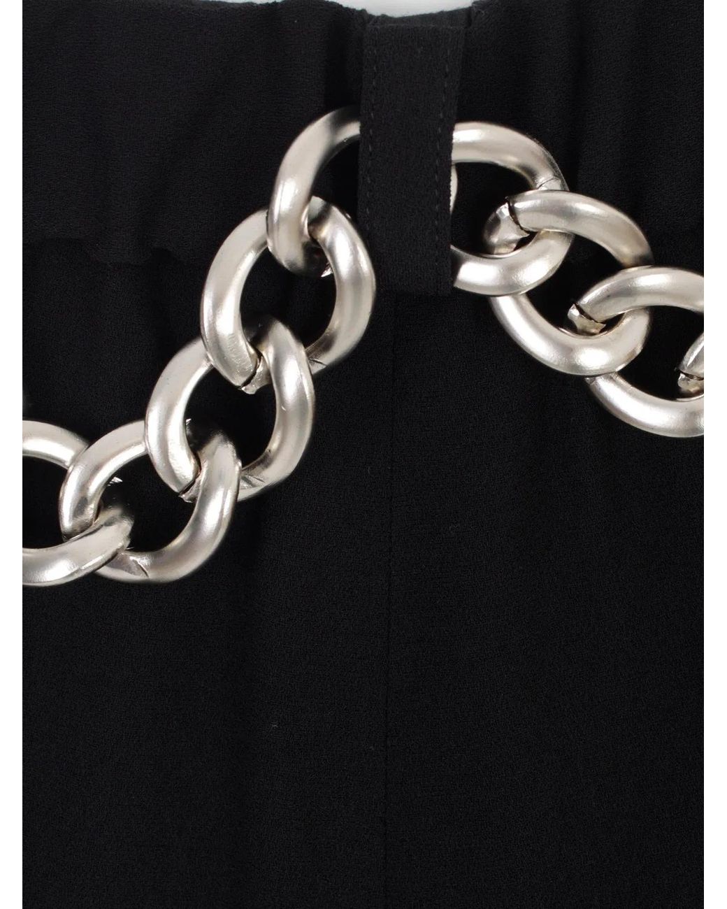 Y's Yohji Yamamoto Black A Chain String Pants