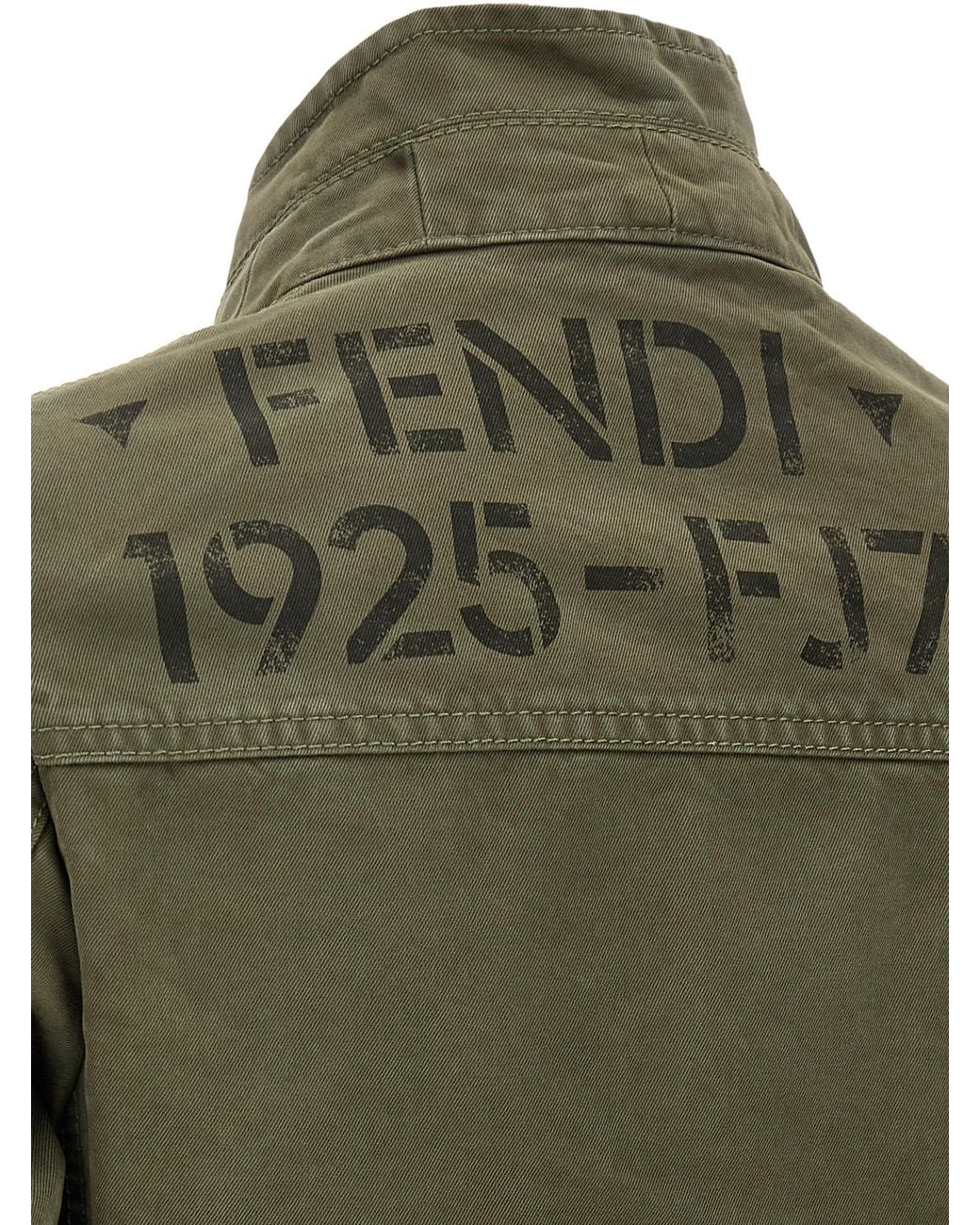 Fendi Green Equestrian Jacket