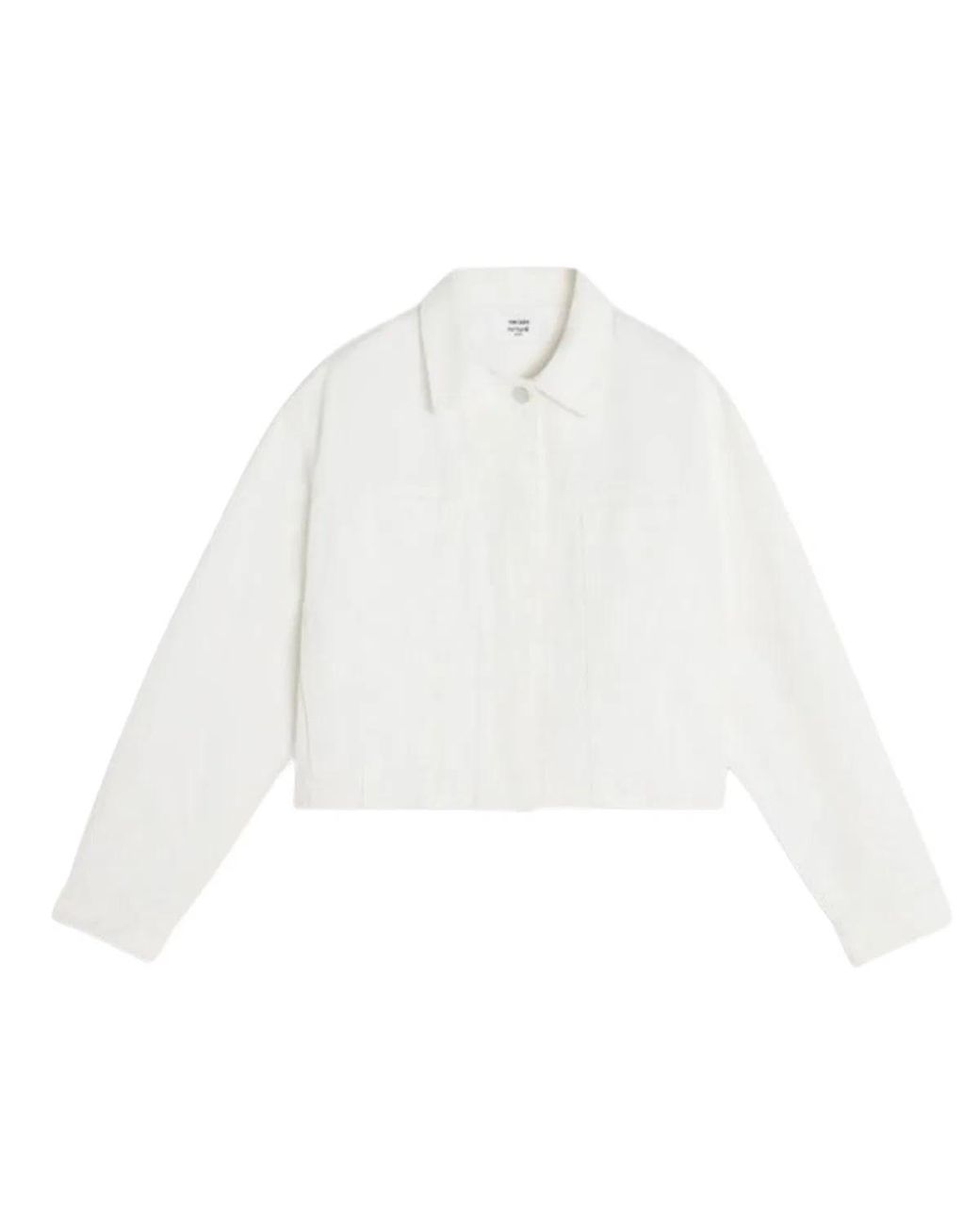 Maison Kitsuné White Maison Kitsuné Spread Collar Jacket