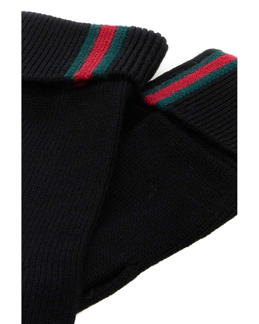 Gucci Black Wool Gloves for men