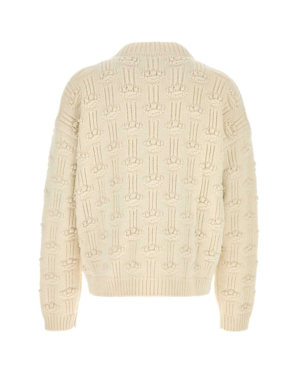 Marni White Mini Cardigan for men