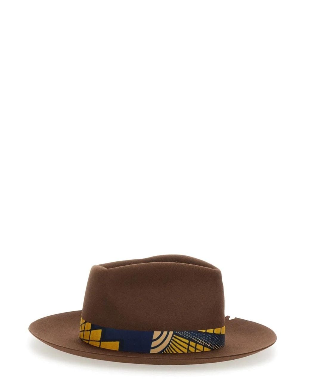 SUPERDUPER FEAT LORENZOJOVA Brown Bougainvillea Hat for men