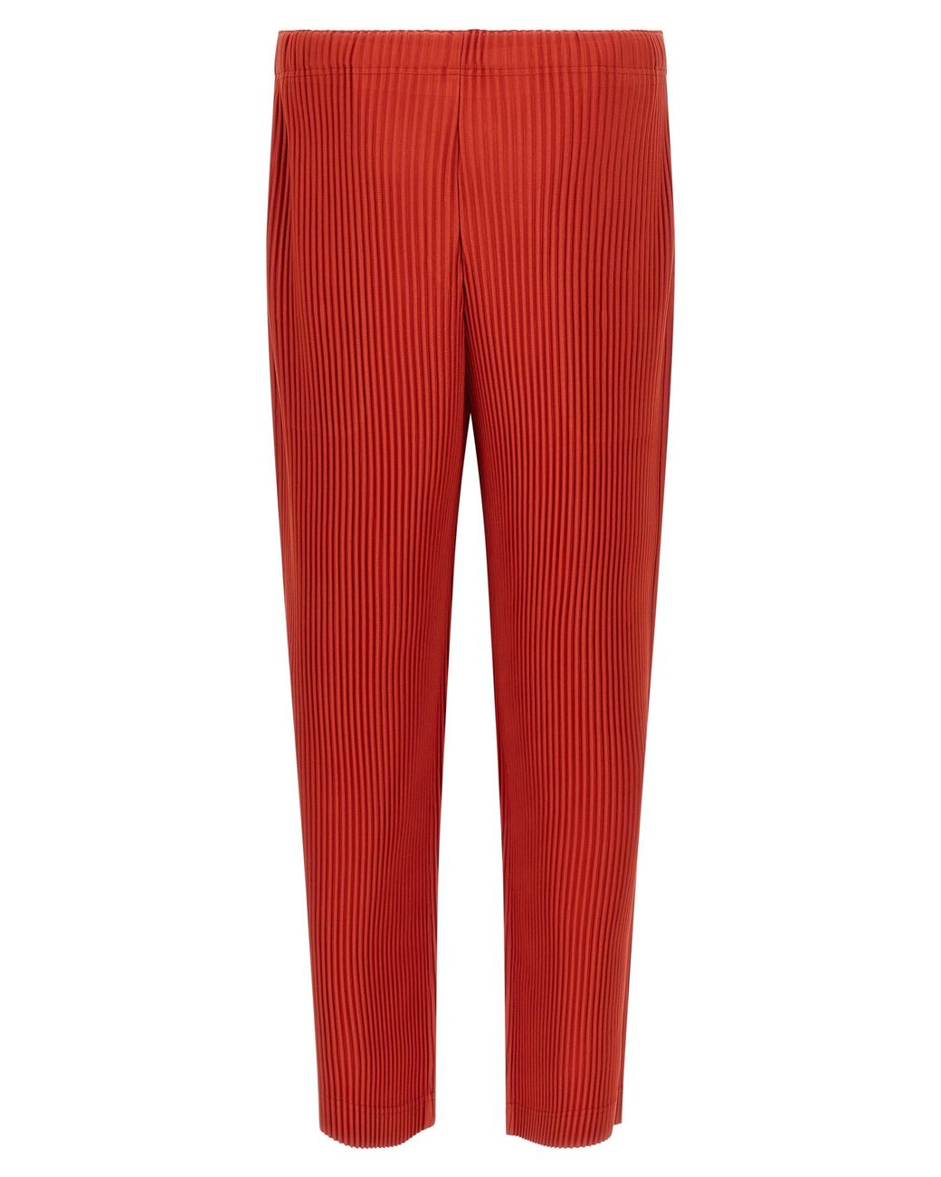 Homme Plissé Issey Miyake Red 'Monthly Colors: September' Pants for men