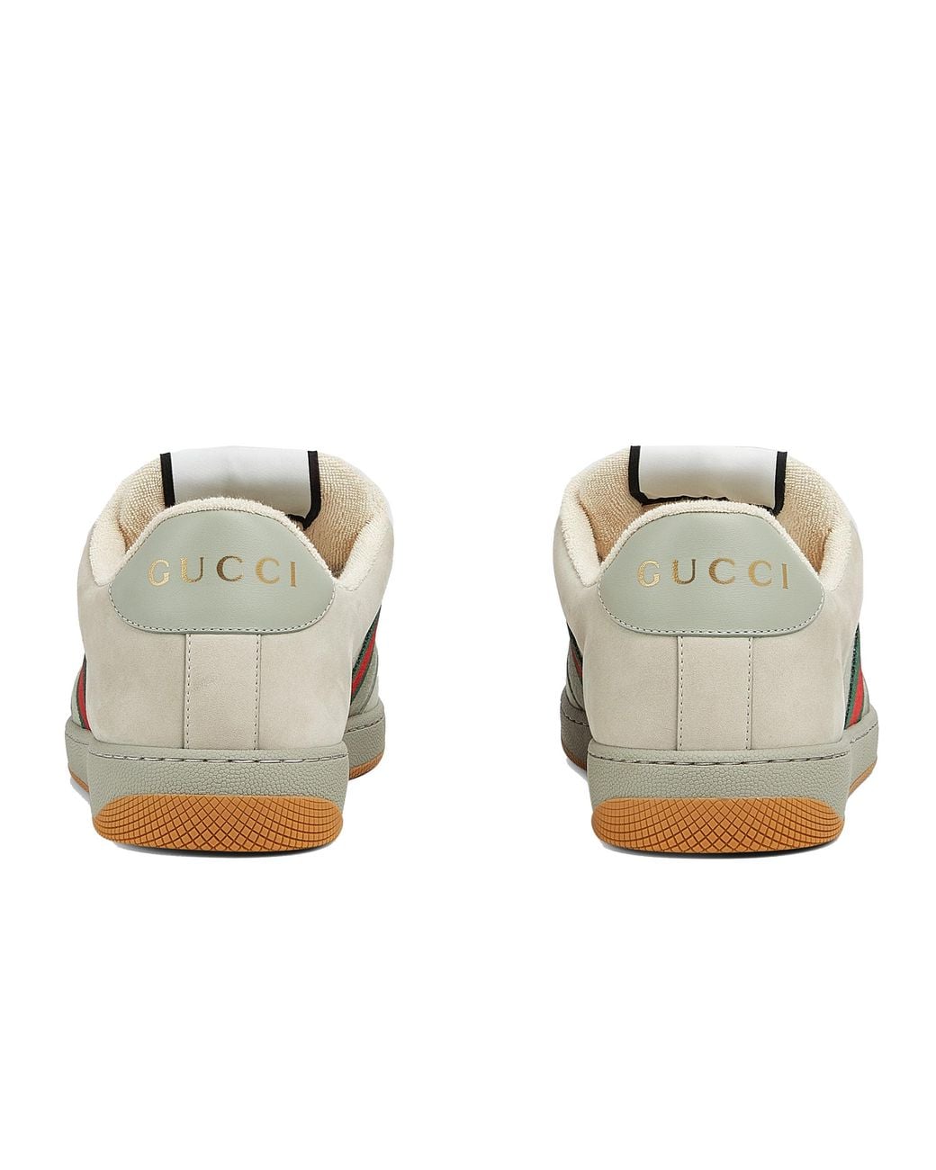 Gucci Gray Sneaker Screener With Gg for men