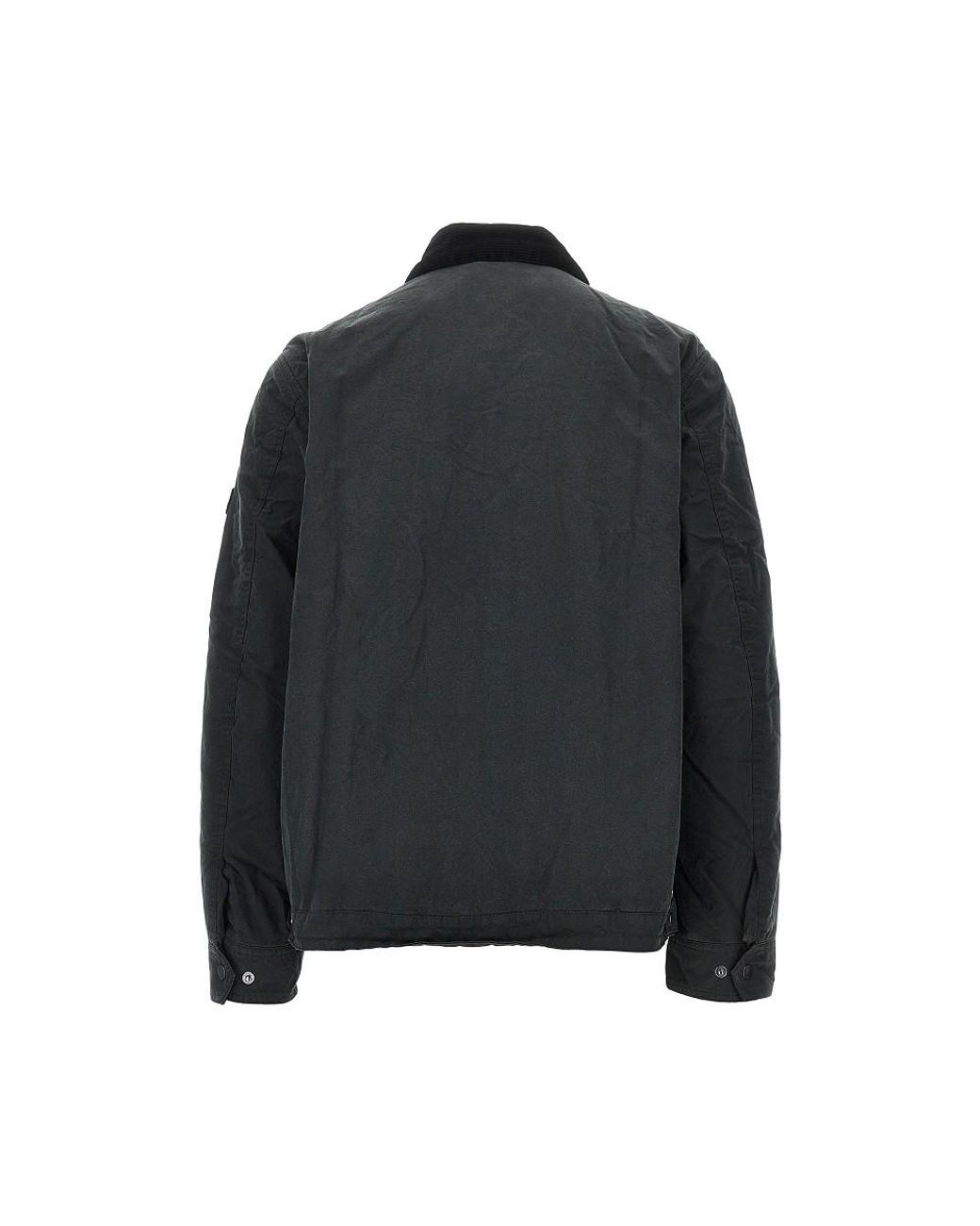 Barbour Black Drifter Waxed Cotton Jacket for men
