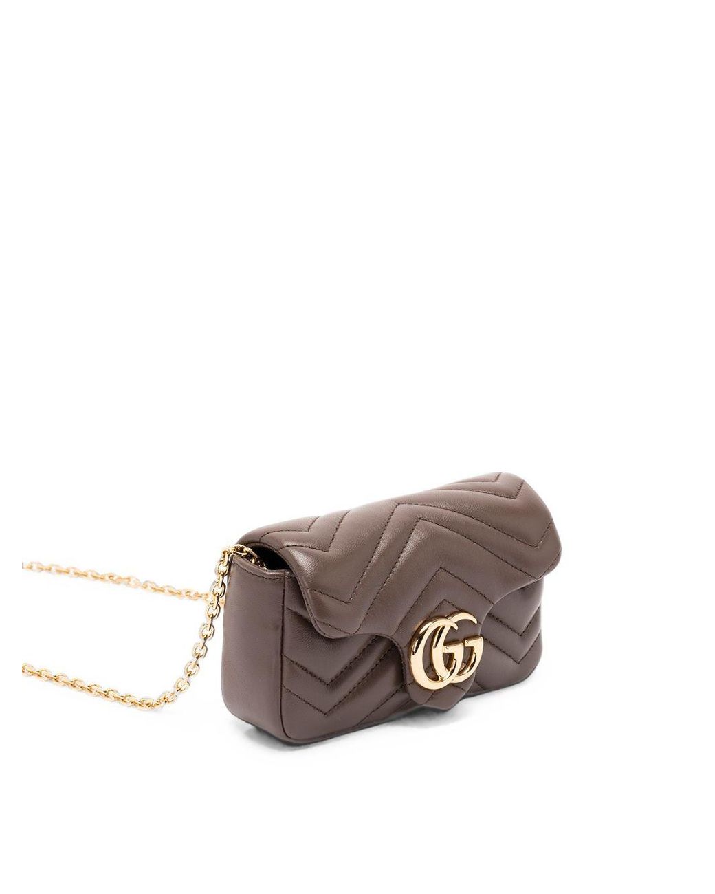 Gucci Metallic Gg Marmont Shoulder Bag
