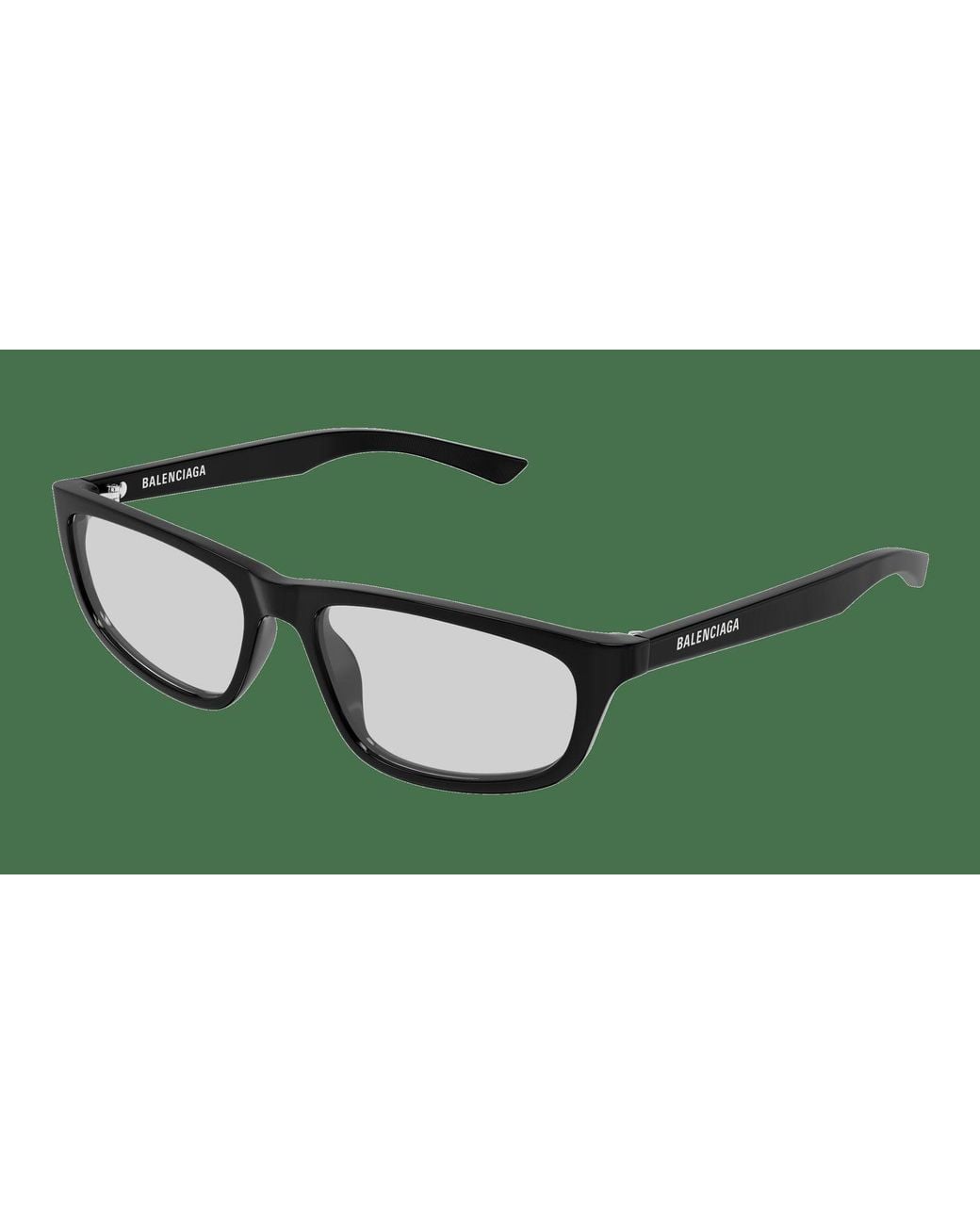 Balenciaga Green Transparent Acetate Glasses
