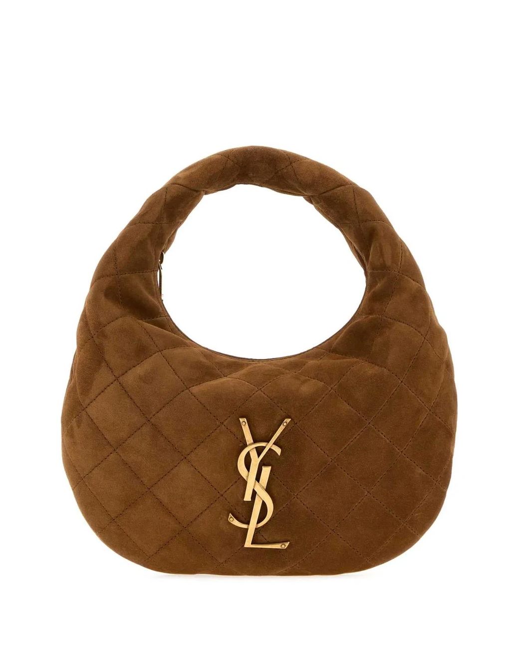 Saint Laurent Brown Caramel Icare Hobo Bag