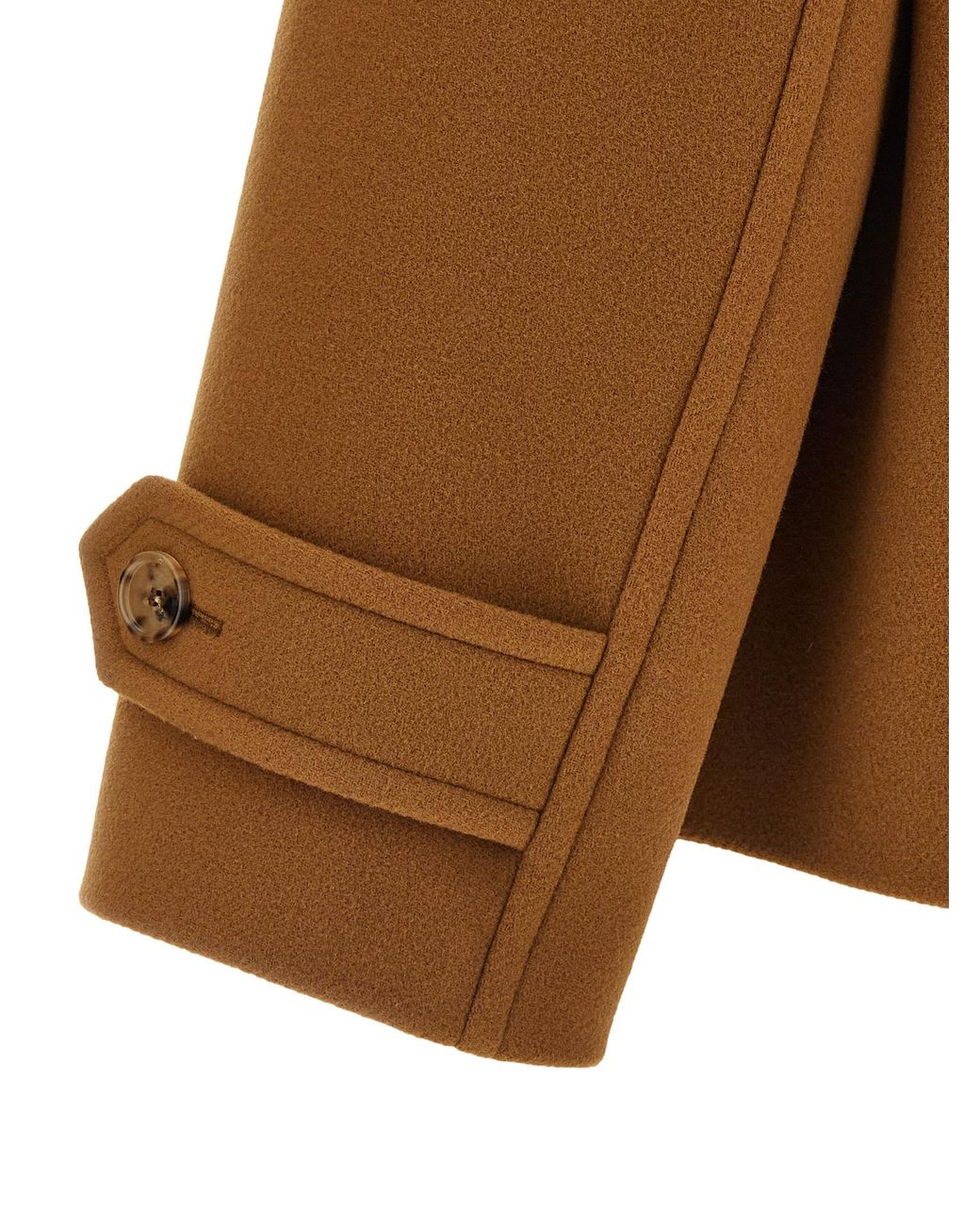 Chloé Brown Soft Wool Coat