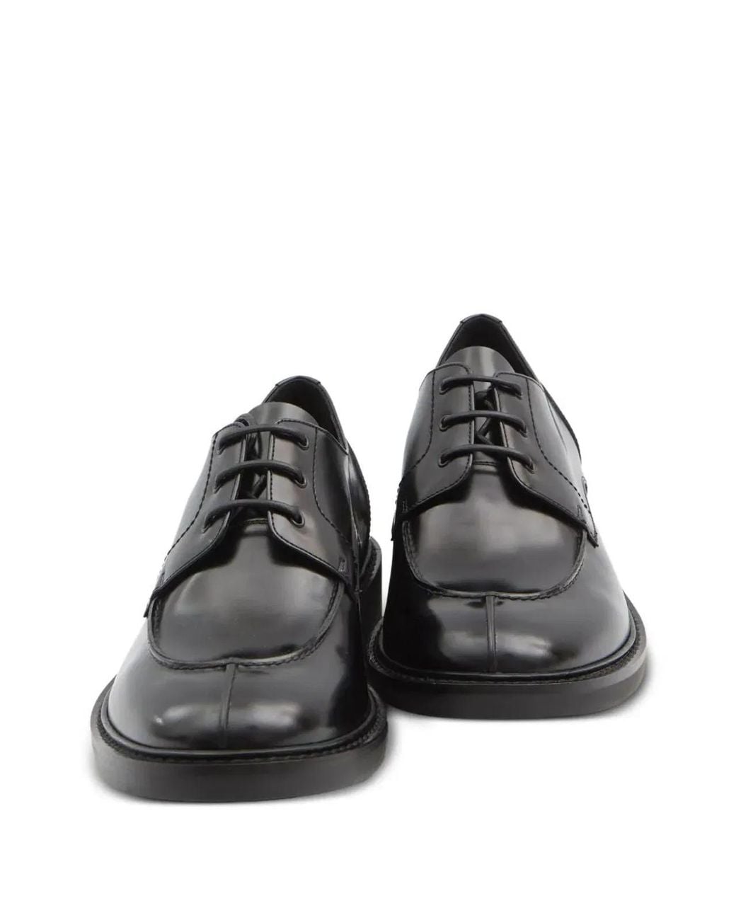 Saint Laurent Black Lino Derby Shoes for men