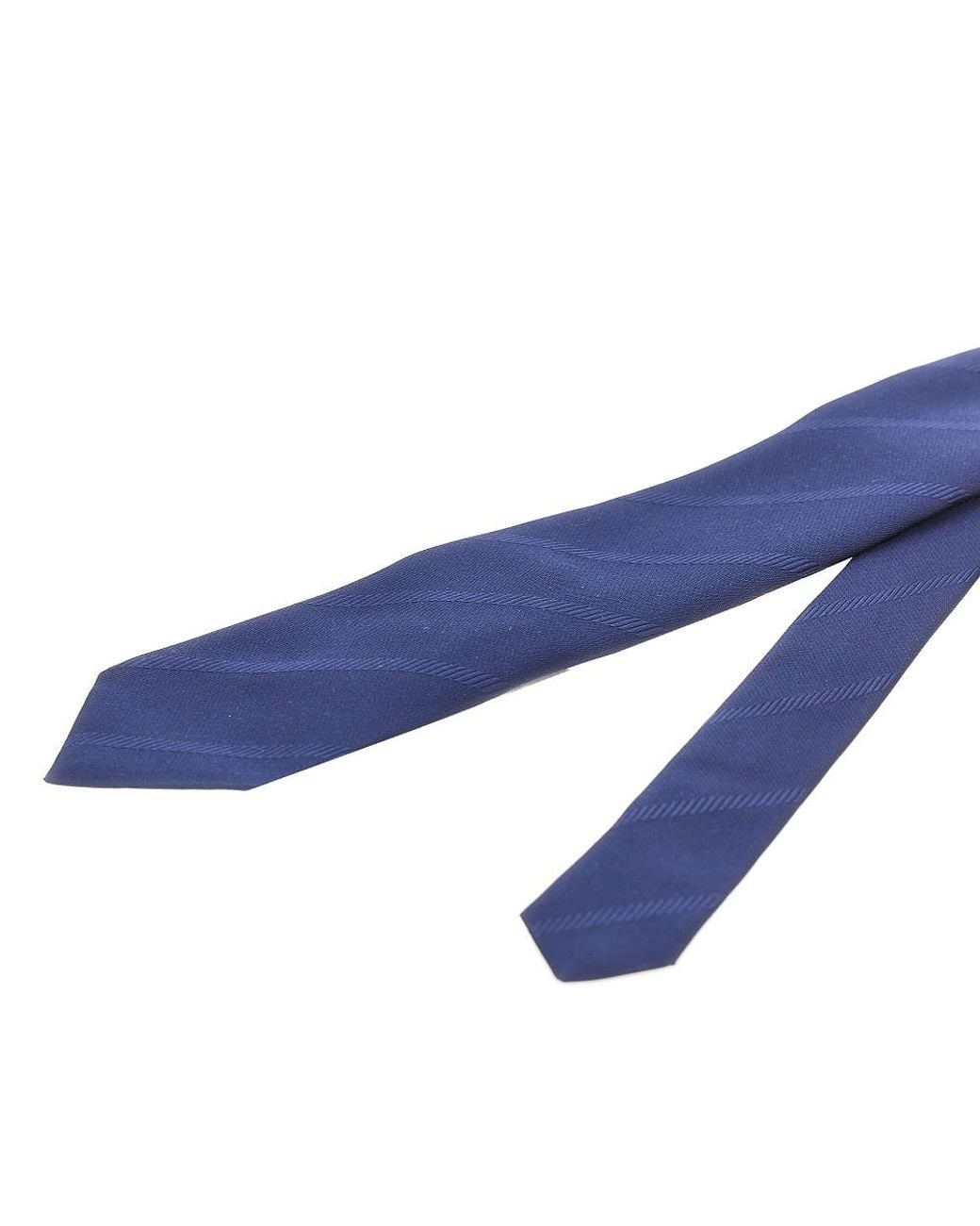 Brunello Cucinelli Blue Jacquard Silk Necktie for men