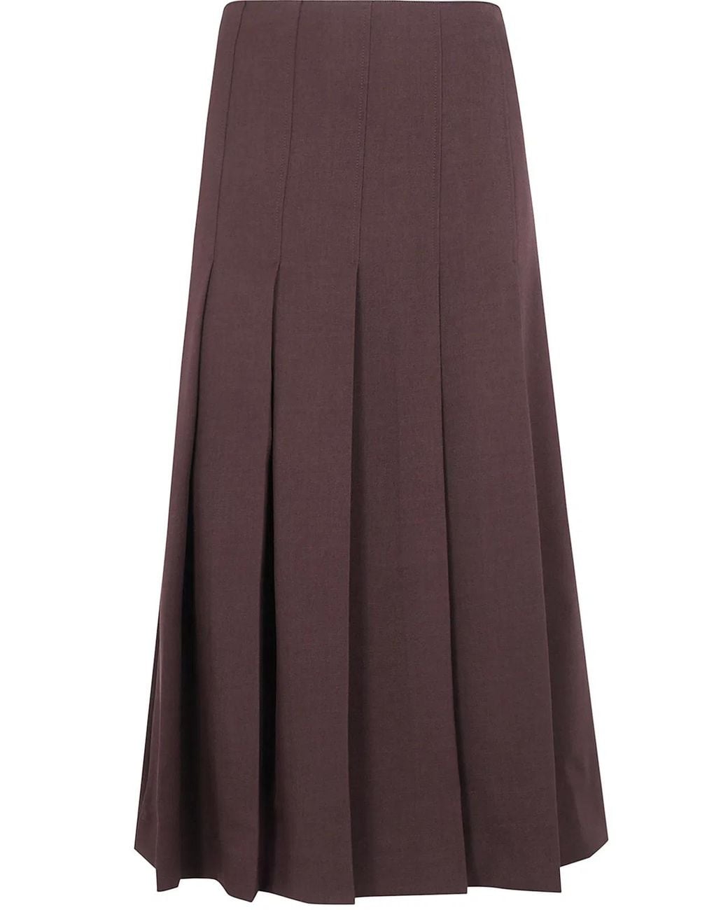 DR. HOPE Purple Asymetrical Midi Skirt
