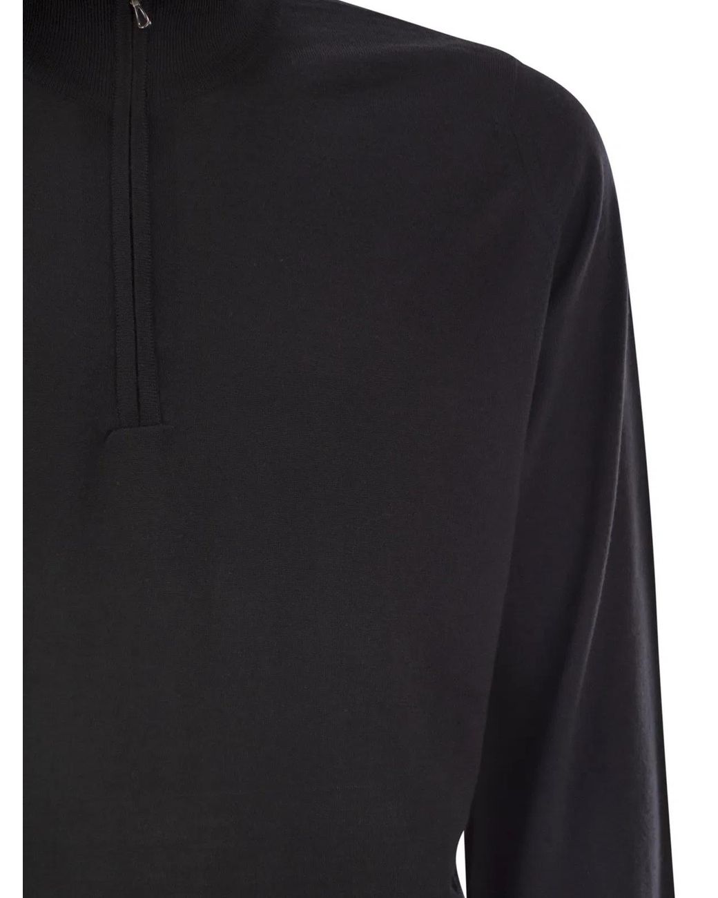 John Smedley Black Barrow for men