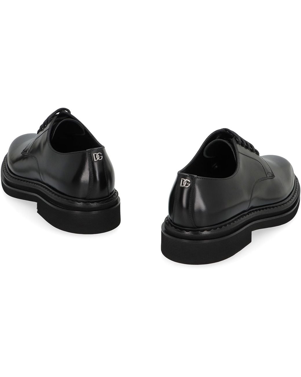 Dolce & Gabbana Black Dolce & Gabbana Calfskin Derby for men