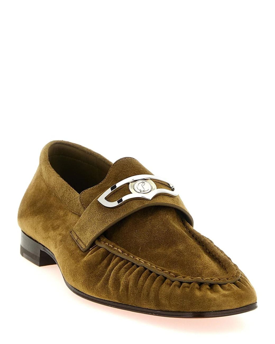 Christian Louboutin Green 'Mocallista' Loafers for men