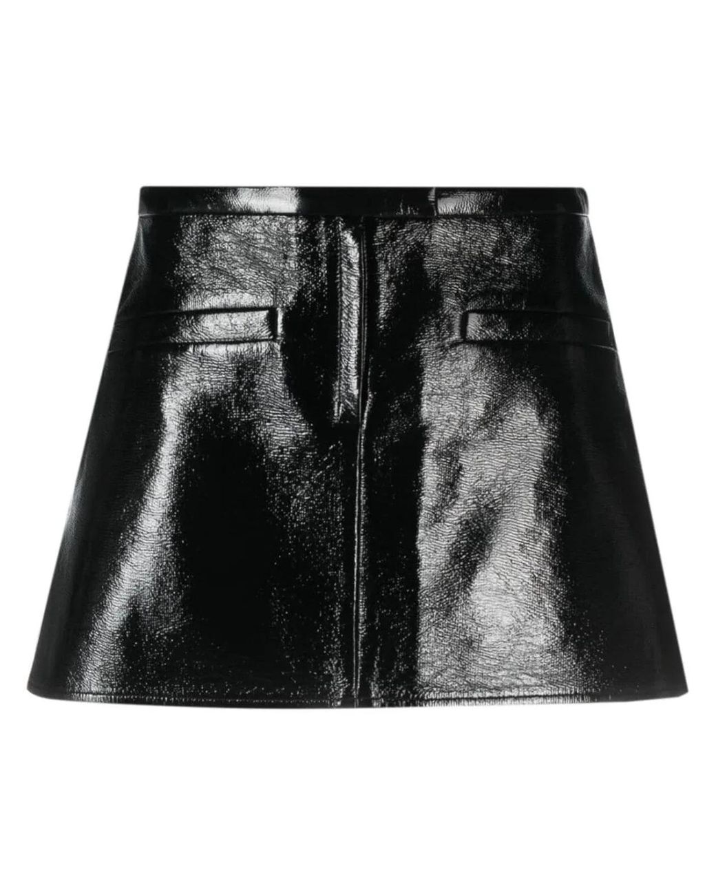 Courreges Black Courregès Double Slits Vinyl
