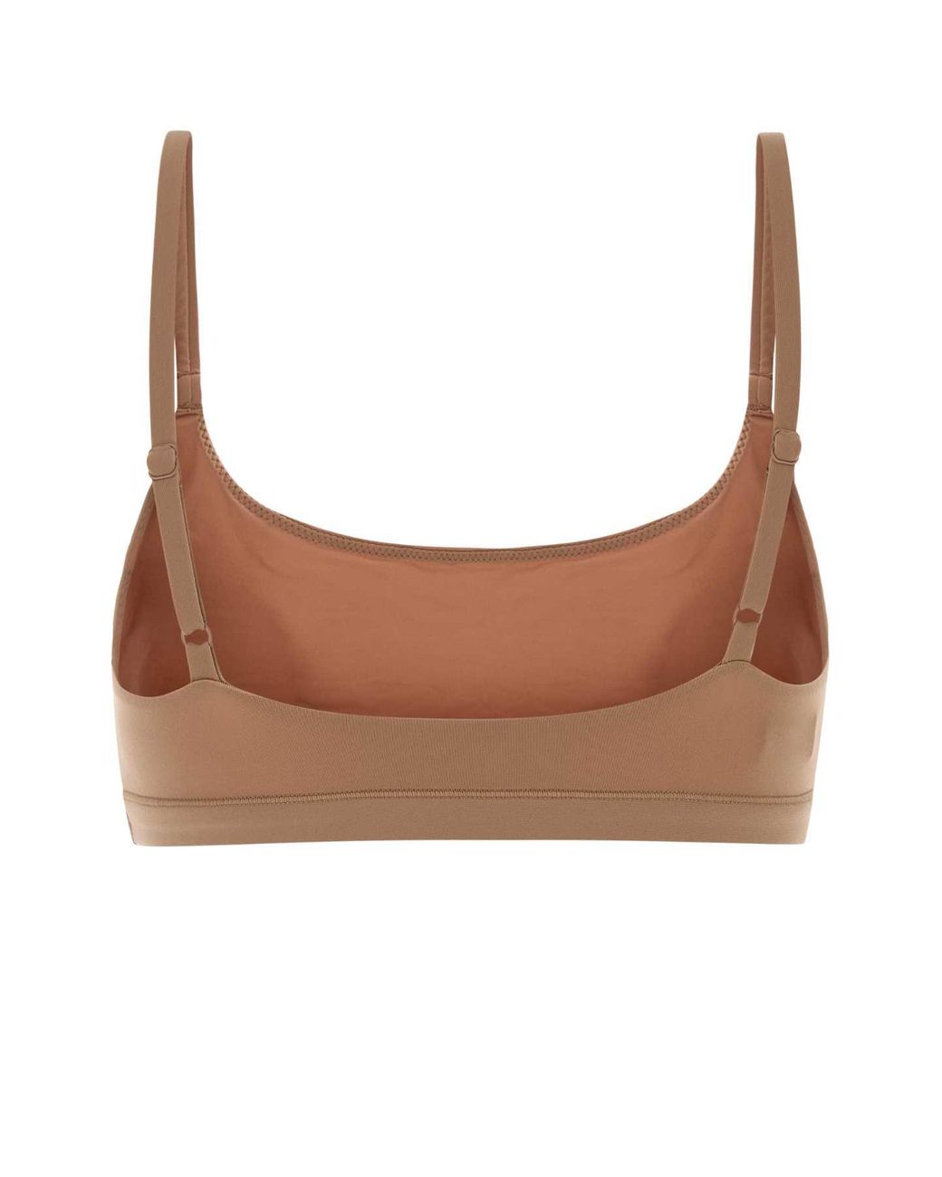 Skims Brown Sienna Stretch Nylon Bra