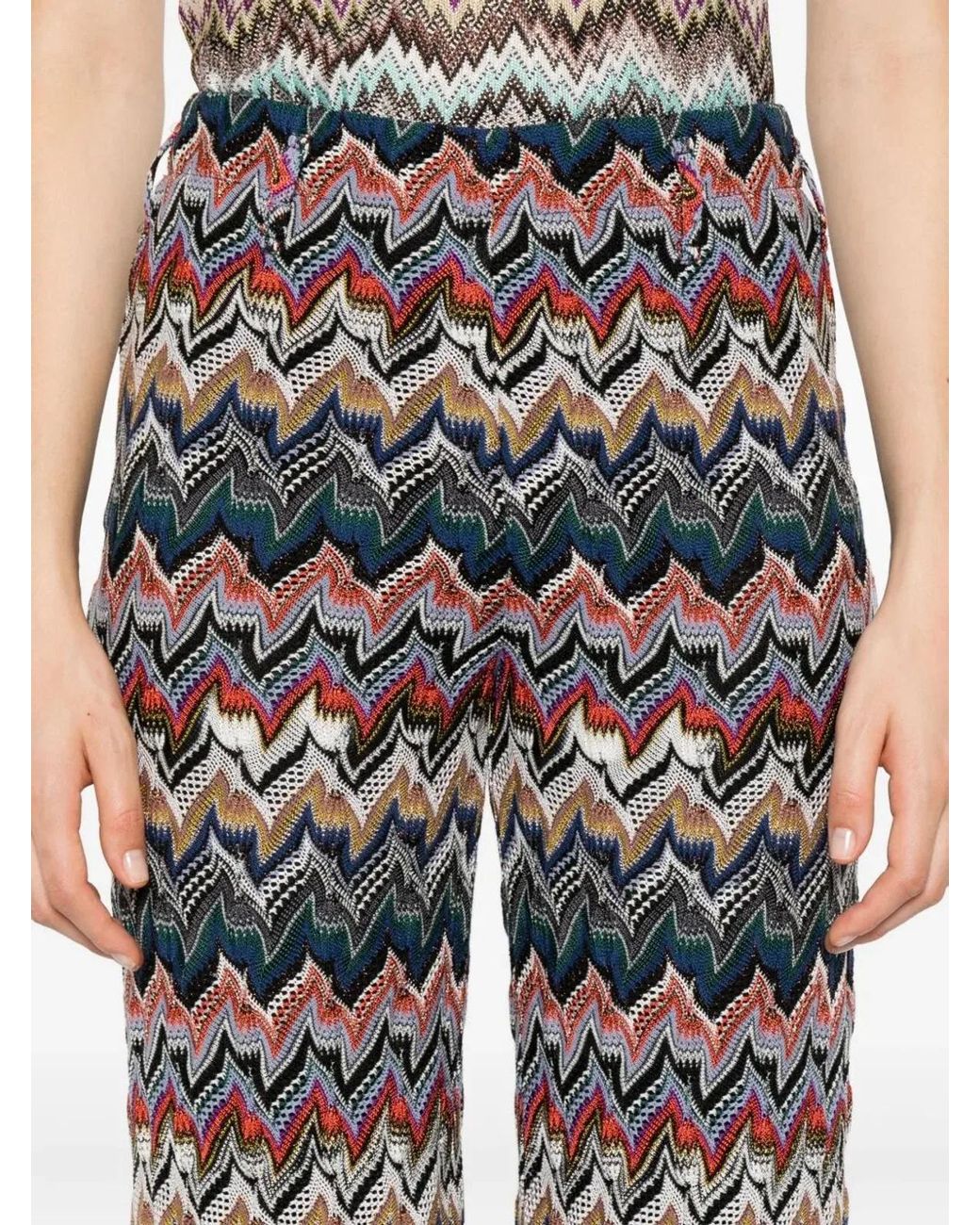 Missoni Multicolor Elastic Waist Trousers