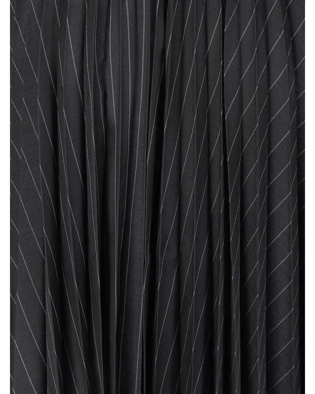 Sacai Black Spun Organza Skirt