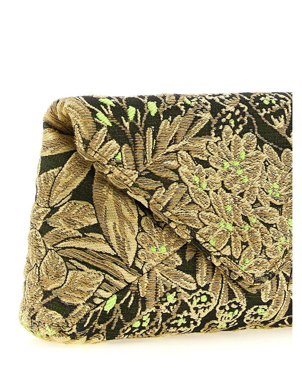 Dries Van Noten Metallic 'Envelope' Clutch