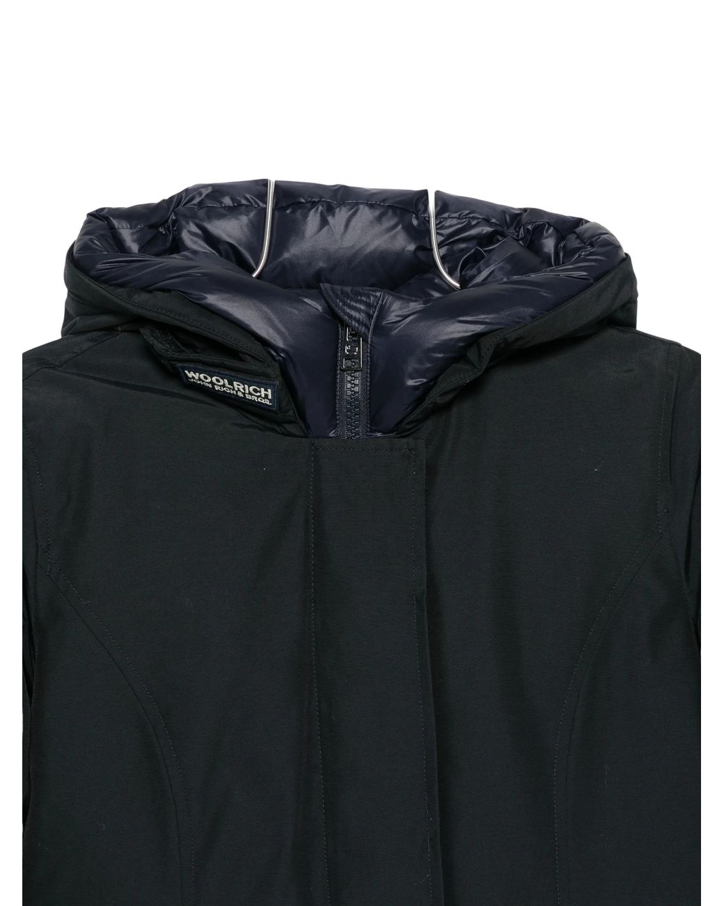 Woolrich Black Arctic Parka Padded Cotton-Blend Parka