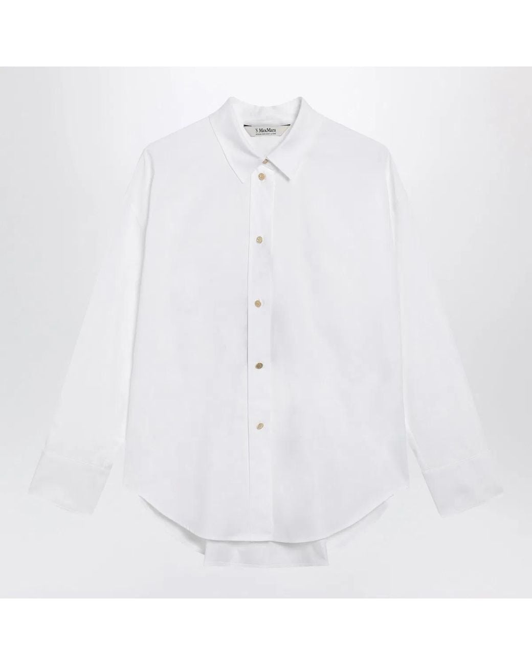 Max Mara White Max Mara S Cotton Shirt