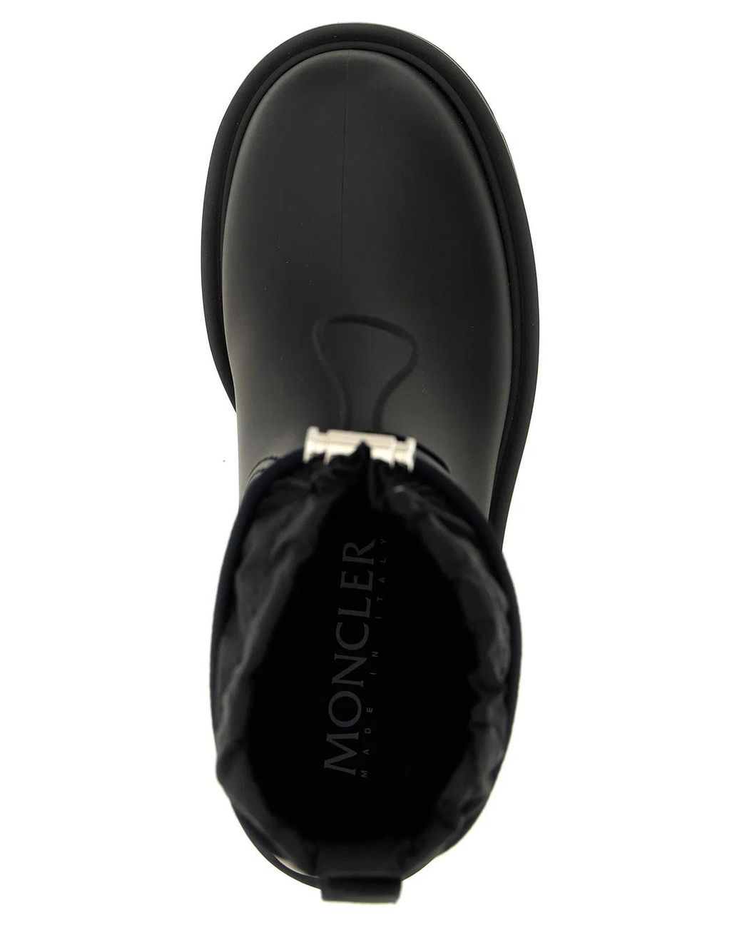 Moncler Black 'Kickstream' Rain Boots