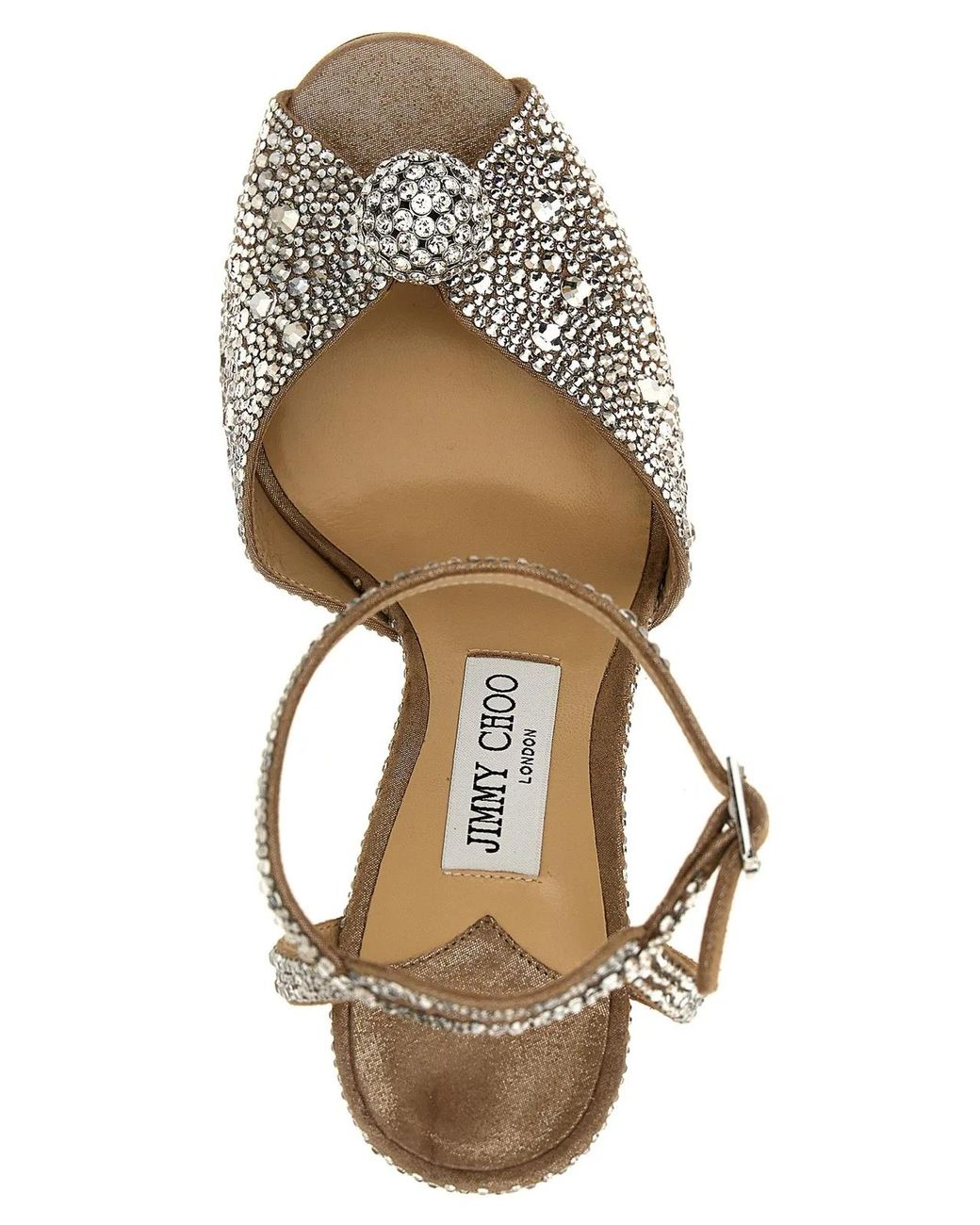 Jimmy Choo Metallic 'Sacora' Sandals