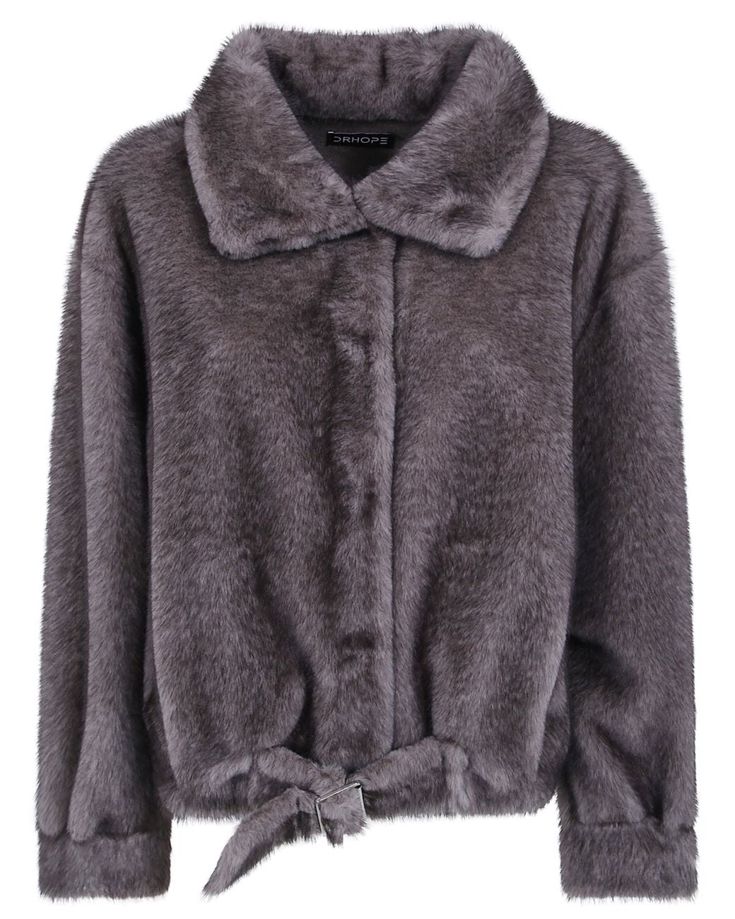 DR. HOPE Black Fake Fur Jacket