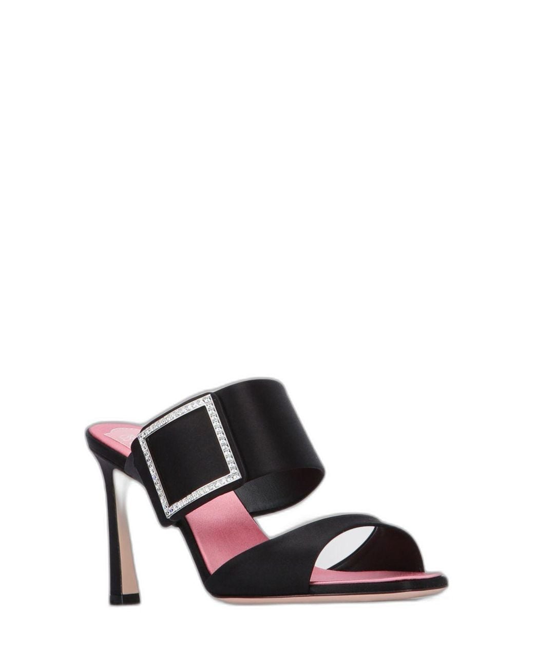 Roger Vivier Black Trompette Mules Sandals