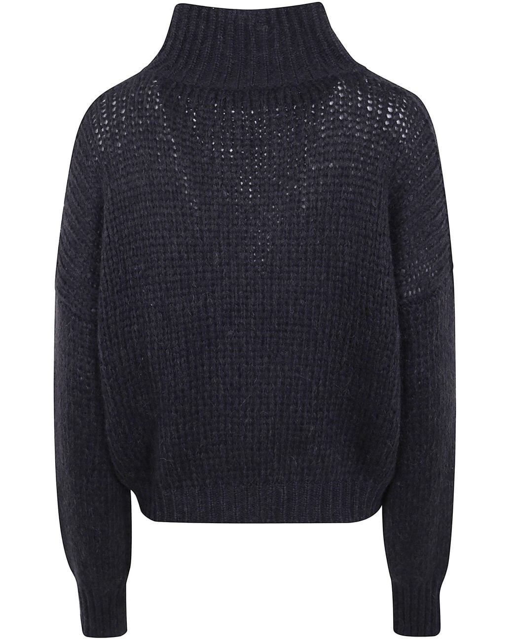Nuur Blue Long Sleeves Turtle Neck Sweater