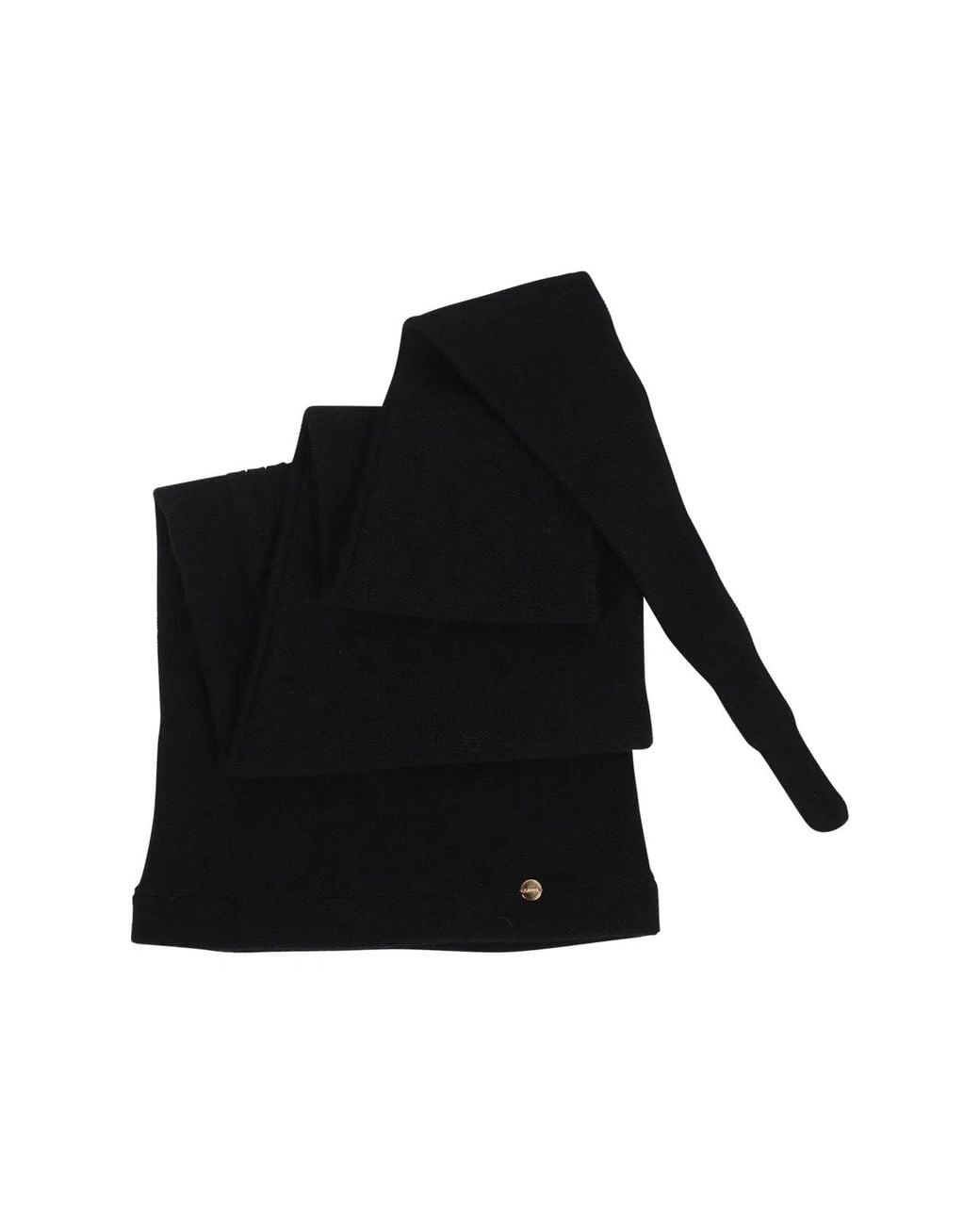 Flapper Black Atena Hat And Scarf