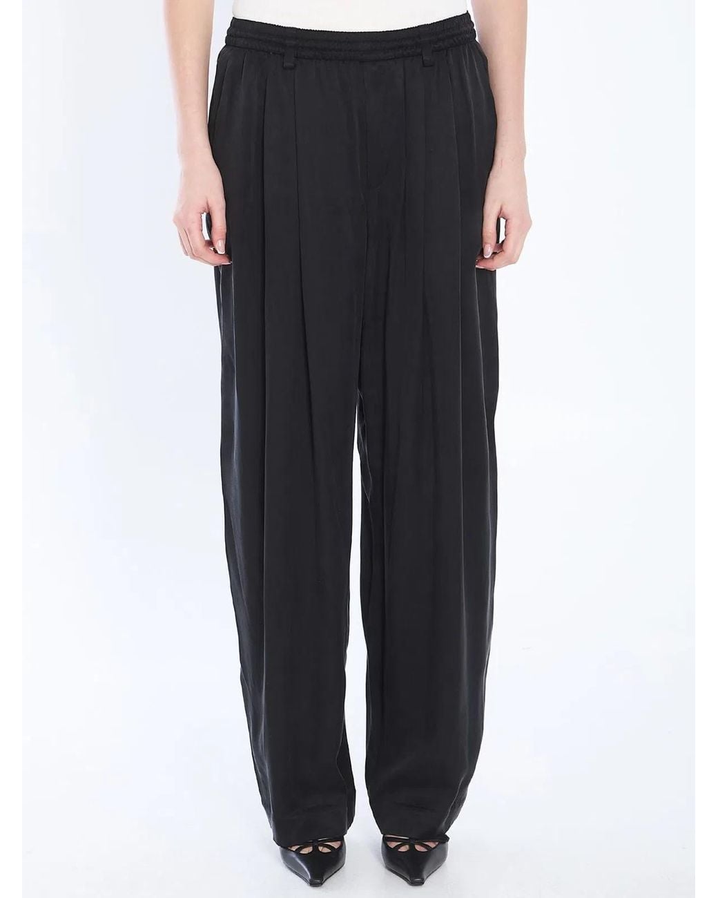 Alexander Wang Black Turn-Down Trousers