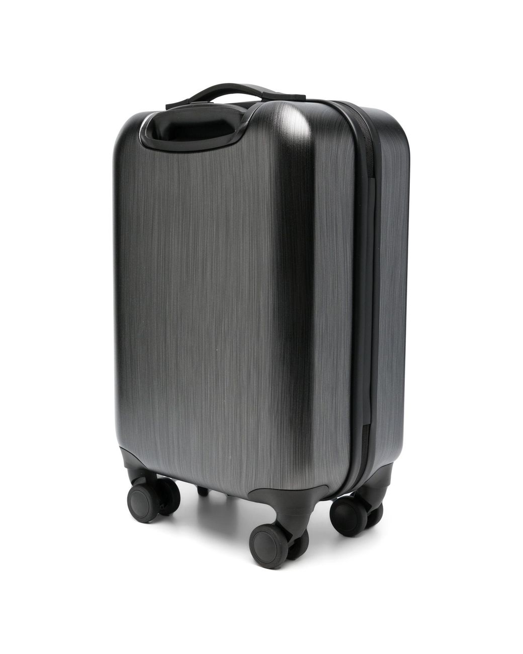 Emporio Armani Black Gunmetal Abs Trolley for men