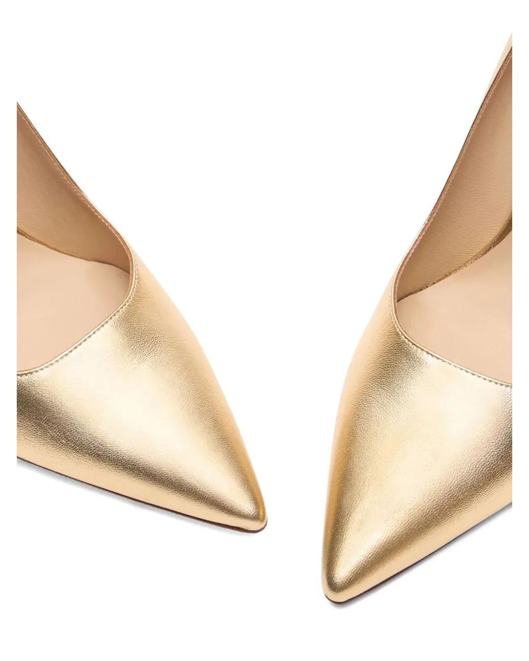 Stuart Weitzman Metallic "Stuart Power" Decollete T. 100