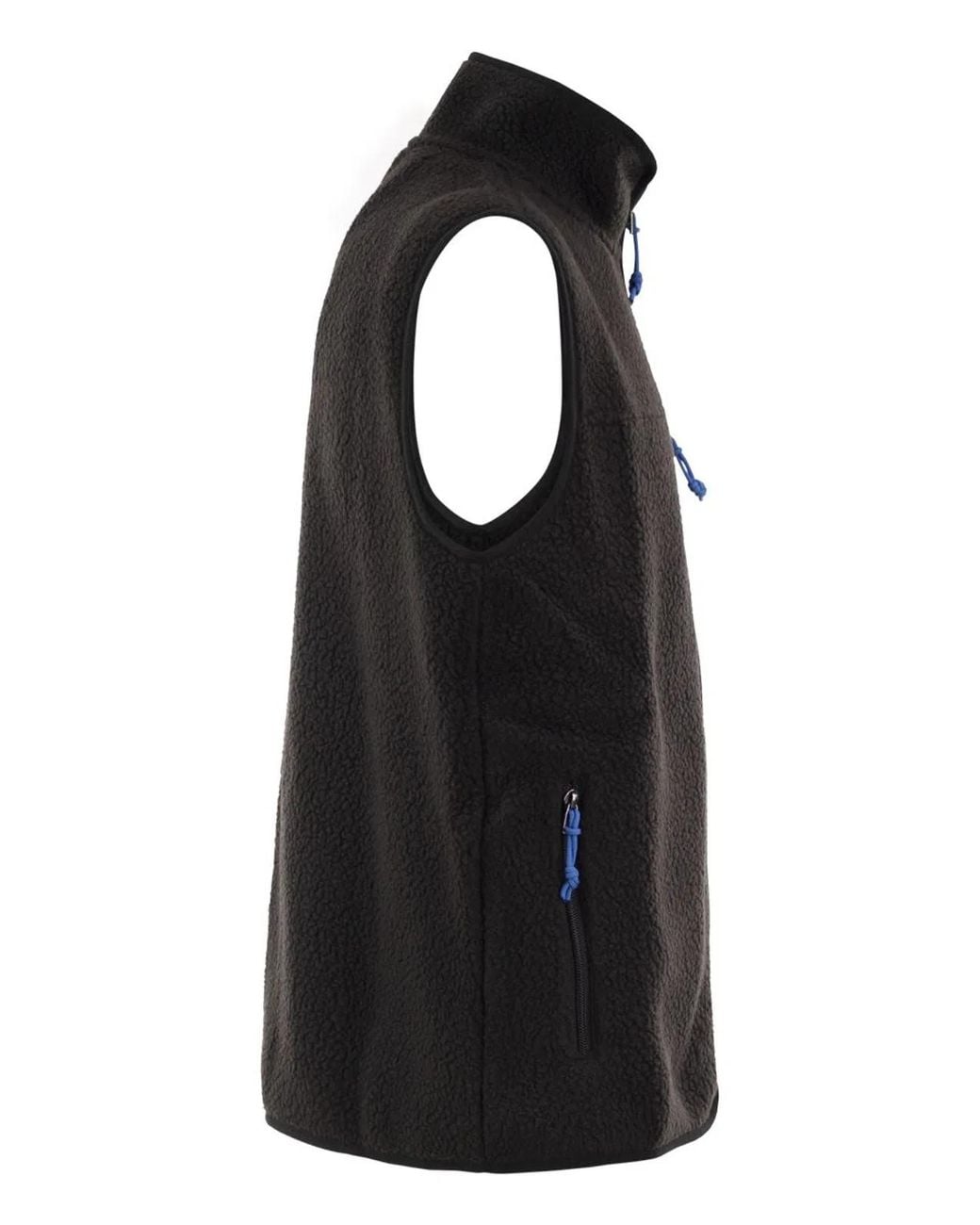 Patagonia Black Retro Pile Fleece Vest for men
