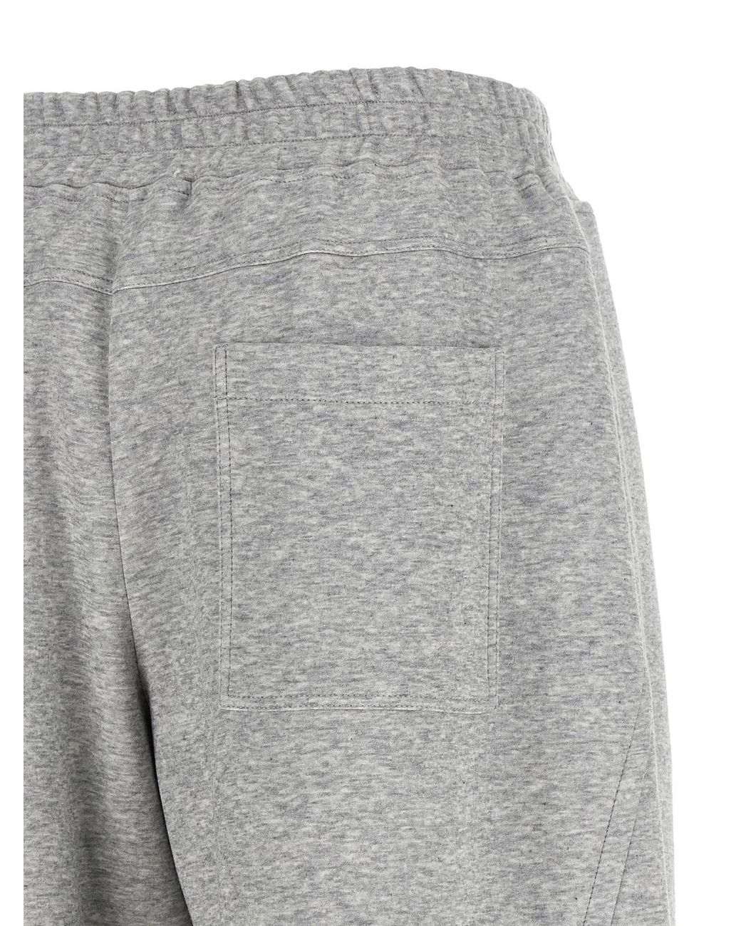 Brunello Cucinelli Gray Cotton And Cashmere Joggers