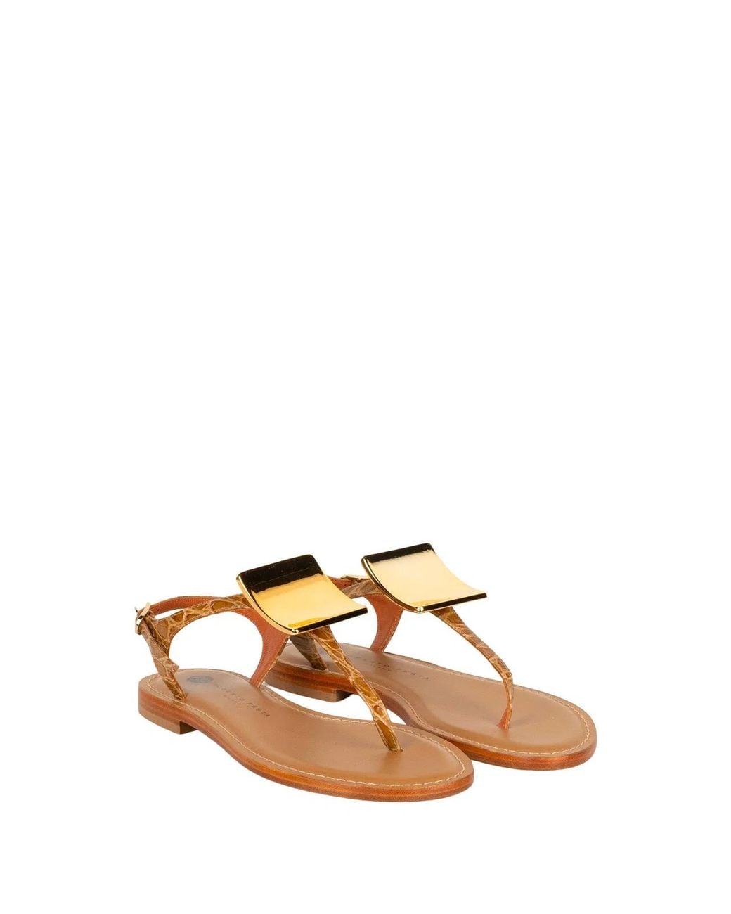 Roberto Festa Brown Flip Flops Procida Light